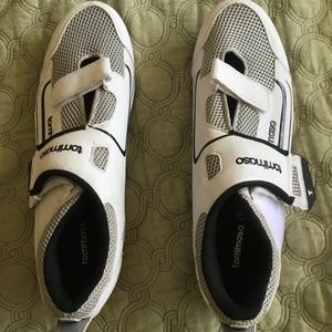 TOMASSO CYCLING SHOES SIZE 47 EU (12-13) US WHITE